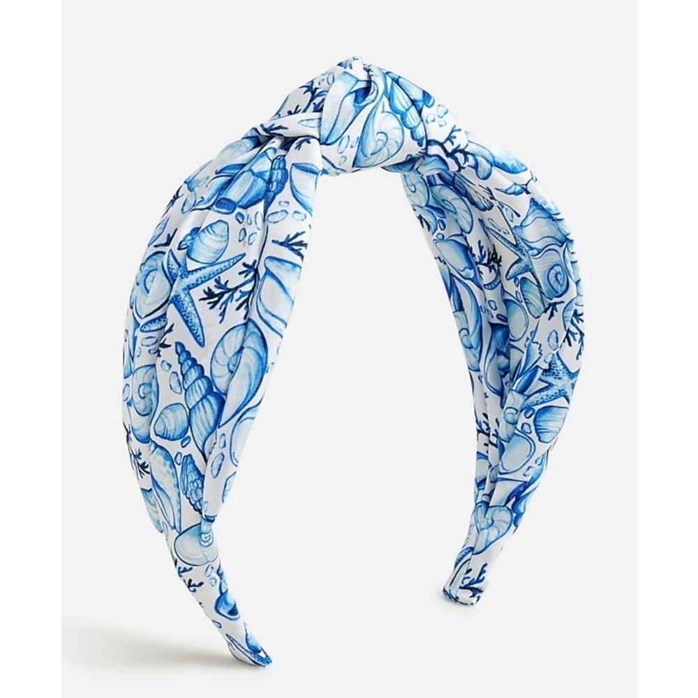 16. J.Crew Printed knot headband